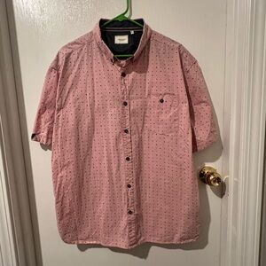 7 Diamonds Pink Casual Button Down Shirt